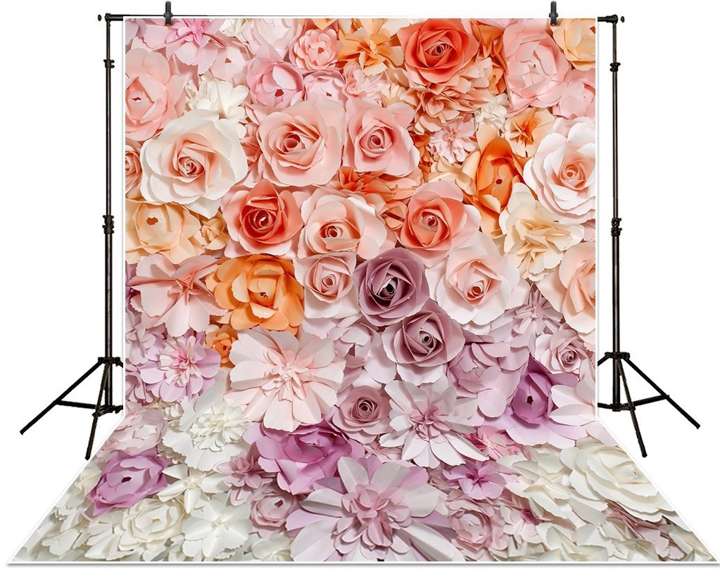 Allenjoy Photography Backdrop Paper Flower Wall