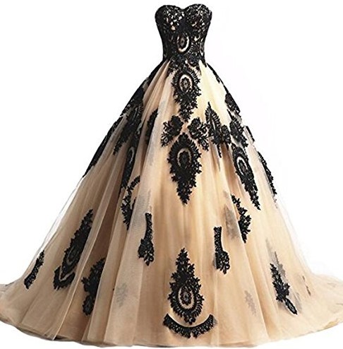 Fair Lady Sweet Tulle Champagne Quinceanera Dress