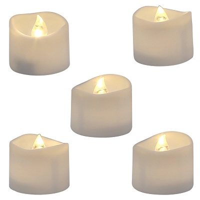 Homemory Realistic and Bright Flickering Bulb Candle