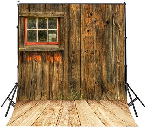 Rustic Barn Door Wall Photography Background