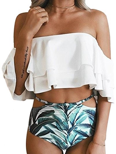 Tempt Me Women Two Piece Off Shoulder for the Pear-shaped body