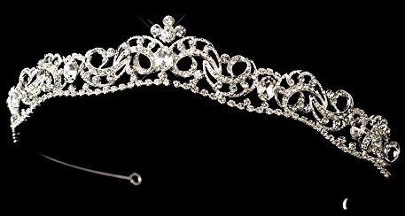 Kate Middleton Inspired Rhinestone Bridal Tiara Headpiece